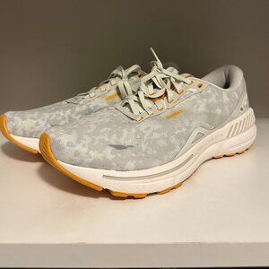 NEW Brooks Adrenaline GTS 23 | Size 10 | Color: Blanc/Gray/Sunflower